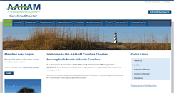 Desktop Screenshot of aahamcarolina.org